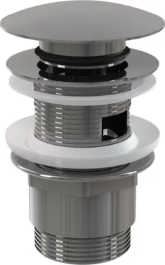 Купить Донный клапан 1 1/4" с переливом, с большой кнопкой ALCAPLAST в интернет-магазине Akvilon.kz