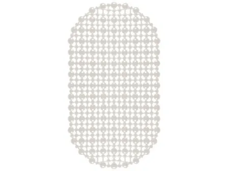 Купить Коврик для ванны Комфорт, белый, 36x65 см, Vilina в интернет-магазине Akvilon.kz