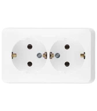 Купить Розетка 2- местная 10А з/к Минск в интернет-магазине Akvilon.kz