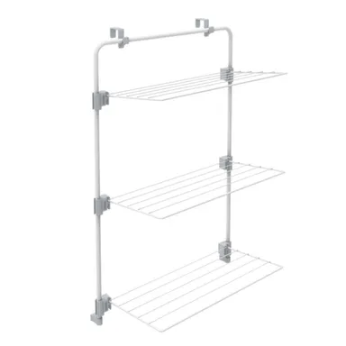 Купить Сушилка для белья навесная, сушильное полотно 11 м, максимальная нагрузка 10 кг, СБН1/Б, белая, Nika в интернет-магазине Akvilon.kz