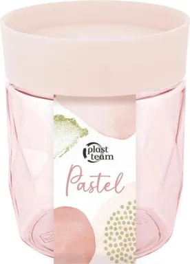 Купить Банка для сыпучих продуктов Plast Team Pastel 0,5л персиковая карамель в интернет-магазине Akvilon.kz
