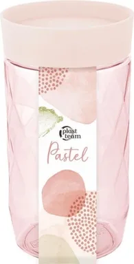Купить Банка для сыпучих продуктов Plast Team Pastel 1л персиковая карамель в интернет-магазине Akvilon.kz
