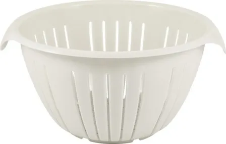 Купить Дуршлаг с двумя ручками Stockholm молочный туман, Plast Team в интернет-магазине Akvilon.kz