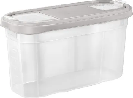 Купить Банка для сыпучих продуктов BERGEN 2л пепельный жемчуг в интернет-магазине Akvilon.kz