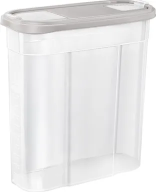 Купить Банка для сыпучих продуктов BERGEN 4л пепельный жемчуг в интернет-магазине Akvilon.kz