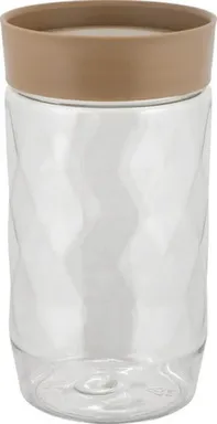 Купить Банка для сыпучих продуктов Plast Team Stockholm 1л пепельный жемчуг в интернет-магазине Akvilon.kz