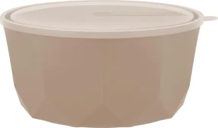 Купить Салатник Stockholm с крышкой 1,7 л шоколадный мокко, Plast Team в интернет-магазине Akvilon.kz