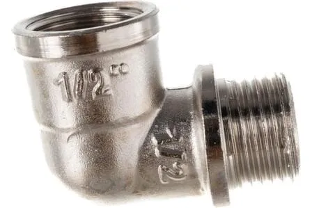 Купить Угол резьбовой 1/2" ВР-НР, РТП в интернет-магазине Akvilon.kz