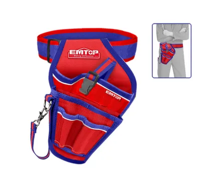 Купить Сумка для инструментов, пояс, 8 карманов, EMTOP в интернет-магазине Akvilon.kz
