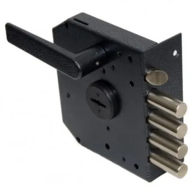 Купить Замок накладной ЭТАЛОН НР с ручкой левый, ГЕРИОН в интернет-магазине Akvilon.kz