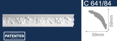 Купить Плинтус потолочный 67x49x2000мм, Solid в интернет-магазине Akvilon.kz