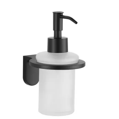 Купить Дозатор для жидкого мыла черный матовый, Vilonty в интернет-магазине Akvilon.kz