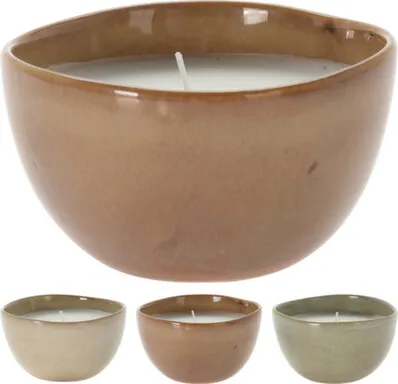 Купить Свеча залитая в миску, 10,3x10,3x6 см, в ассортименте, Koopman в интернет-магазине Akvilon.kz