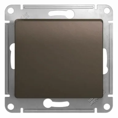 Купить Выключатель 1-клавишный Schneider Electric Glossa Шоколад в интернет-магазине Akvilon.kz