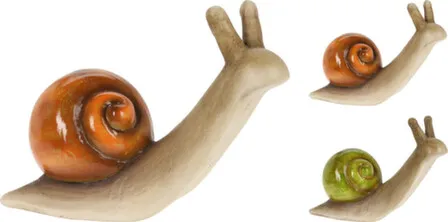 Купить Статуэтка садовая Улитка, 30,5x12x22,3 см, в ассортименте, Koopman в интернет-магазине Akvilon.kz