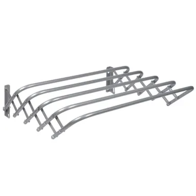 Купить Сушилка для белья настенная, сушильное полотно 3 м, максимальная нагрузка 10 кг, СН60/С, серебряная, Nika в интернет-магазине Akvilon.kz