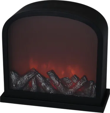 Купить Светильник электрический LED Камин, разм. 30x13x28см, раб. от бат. 3xС (не в компл) и адаптора (не в компл) с таймером, Koopman в интернет-магазине Akvilon.kz