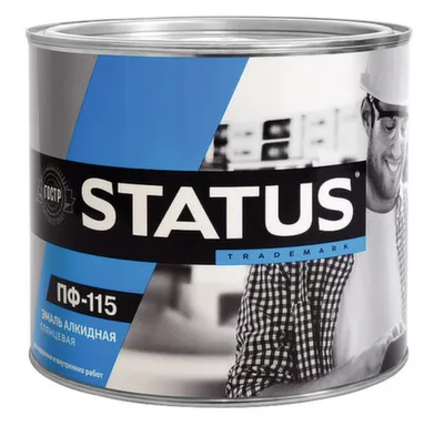Купить Эмаль ПФ-266 желто-коричневая 0,8 кг, Status в интернет-магазине Akvilon.kz