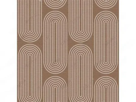 Купить Коврик напольный противоскользящий Элемент, Ретро коричневый, 65x100 см, Vilina в интернет-магазине Akvilon.kz