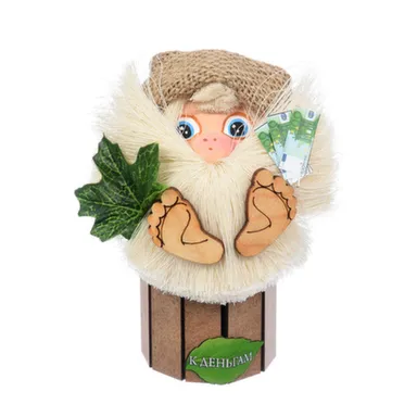 Купить Оберег «Банник», к деньгам, 8x7x11,5 см, для бани и сауны /35 в интернет-магазине Akvilon.kz