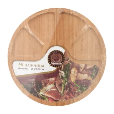 Купить Менажница 29,5x1,5см бамбук, Marmiton в интернет-магазине Akvilon.kz