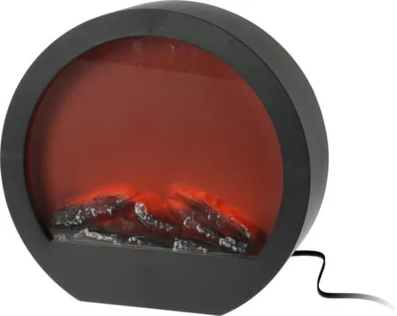 Купить Светильник электрический LED Камин, разм. 34,5x10,5x33см, раб. от бат. 4xAA (не в компл) и адаптора (не в компл) с таймером, Koopman в интернет-магазине Akvilon.kz