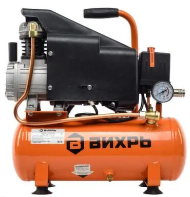Купить Компрессор воздушный 10 л 210 л/мин 2500 Вт, КМП-210/10, Вихрь в интернет-магазине Akvilon.kz