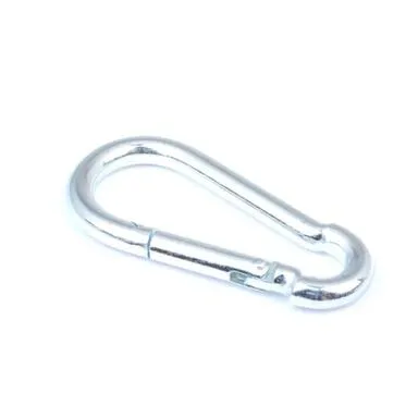 Купить Карабин усил. DIN5299C 8мм (белый цинк 1 шт), Стройбат в интернет-магазине Akvilon.kz