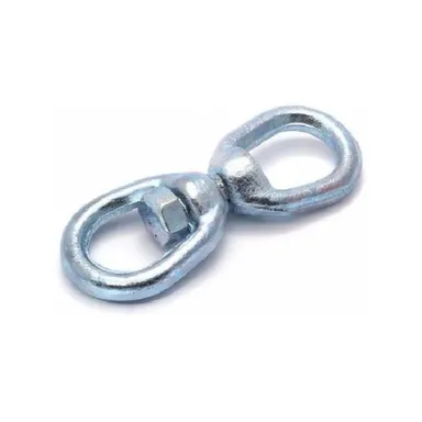 Купить Вертлюг петля-петля 6 мм (белый цинк 1 шт), Стройбат в интернет-магазине Akvilon.kz