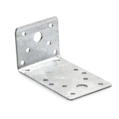 Купить Пластина перф.угловая 50x90x55x2,0мм (белый цинк 1 шт), Стройбат в интернет-магазине Akvilon.kz