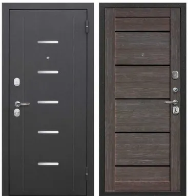 Купить Дверь мет. 7,5 см Гарда серебро Дуб Неаполь Грей Царга (860x2050) мм правая в интернет-магазине Akvilon.kz