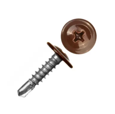 Саморез ШСММ св 4,2x16 т.коричневый RAL 8017 (20 шт), Tech-KREP 20 Коричневый в интернет-магазине Akvilon.kz