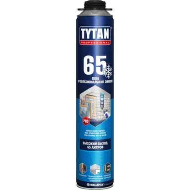 Купить Пена монтажная TYTAN O2 65 профессиональная зимняя 750 мл в интернет-магазине Akvilon.kz