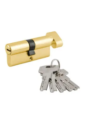 Купить Цилиндровый механизм симметричный ЛВ-70 ЕСО Z 35-35 мм латунь, Нора-М в интернет-магазине Akvilon.kz