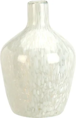 Купить Ваза, белая, 14x14x22 см, Koopman в интернет-магазине Akvilon.kz