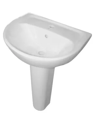 Купить Умывальник Эталон на пьедестале Cамарский/Аттика 55 см, Sanita в интернет-магазине Akvilon.kz