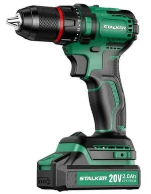Купить Аккумуляторный шуруповерт 20 В, 38 H/м Stalker в интернет-магазине Akvilon.kz