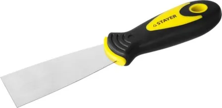Купить Шпатель нержавеющий, с двухкомпонентной ручкой, 40 мм, STAYER в интернет-магазине Akvilon.kz