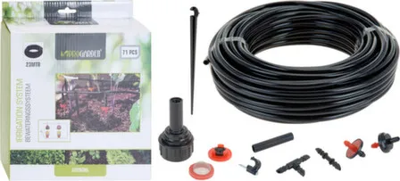 Купить Система капельного орошения: шланг садовый, 23 м, фитинги и насадки, Koopman в интернет-магазине Akvilon.kz