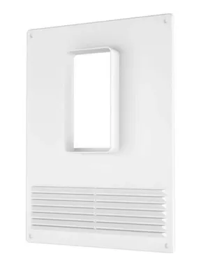 Купить Площадка торцевая с вертикальным фланцем 55x110 мм и решеткой, Era в интернет-магазине Akvilon.kz