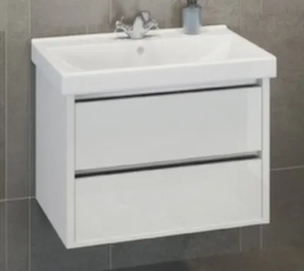 Купить Тумба Дублин белый с умыв COMFORTY 8057 75 см, Comforty в интернет-магазине Akvilon.kz