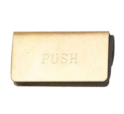 Купить Ответная планка для магнитного останова, золото, 1 шт, Стройбат в интернет-магазине Akvilon.kz