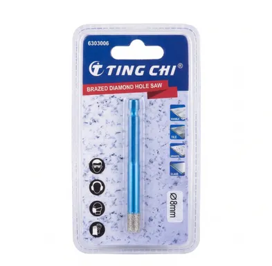 Алмазное сверло-коронка по кафелю и стеклу 8 мм в интернет-магазине Akvilon.kz