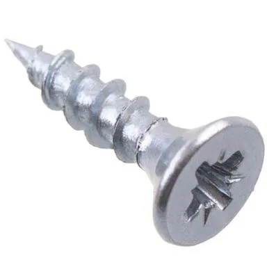 Купить Саморезы универсальные 3x12 мм, белый цинк, 40 шт, Стройбат в интернет-магазине Akvilon.kz