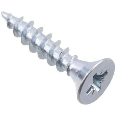Купить Саморезы универсальные 5x25 мм, белый цинк, 14 шт, Стройбат в интернет-магазине Akvilon.kz