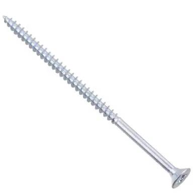 Купить Саморезы универсальные 6x200 мм, белый цинк, 2 шт, Стройбат в интернет-магазине Akvilon.kz