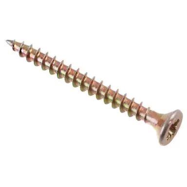 Купить Саморезы универсальные 3x25 мм, желтый цинк, 28 шт, Стройбат в интернет-магазине Akvilon.kz