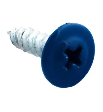 Купить Саморезы для тонких пластин 4,2x16 мм, синий/белый цинк, 20 шт, Стройбат в интернет-магазине Akvilon.kz