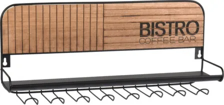 Купить Полка для кофейных чашек, разм. 48x12x20 см. в интернет-магазине Akvilon.kz