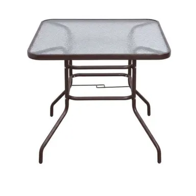 Стол садовый коричневый 80x80x72 см в интернет-магазине Akvilon.kz